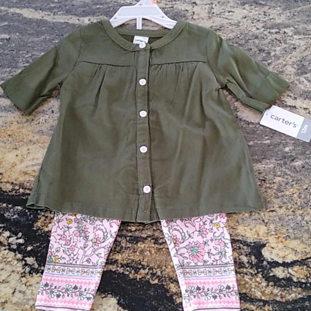 NWT Carter's 2 pc. outfit